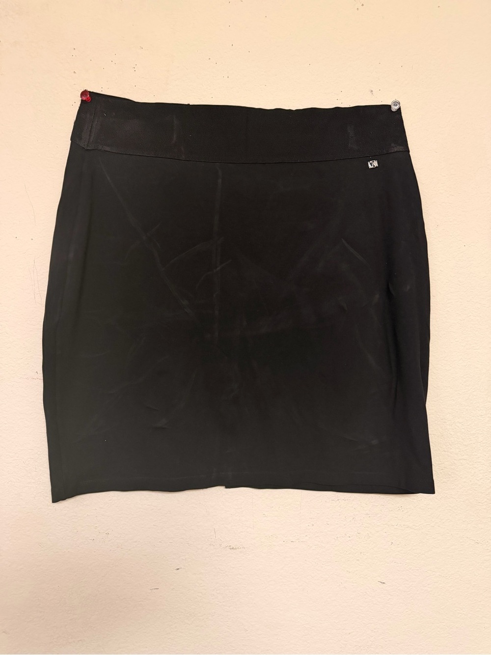 Calvin Klein Black Stretch Pencil Skirt